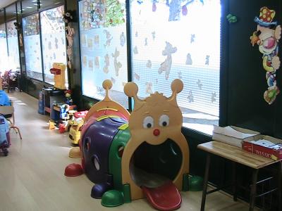 Fotografía del interior de la ludoteca infantil