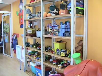 Fotografía del interior de la ludoteca infantil